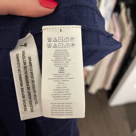 Michael Kors one shoulder knit skater dress - Picture 6 of 6